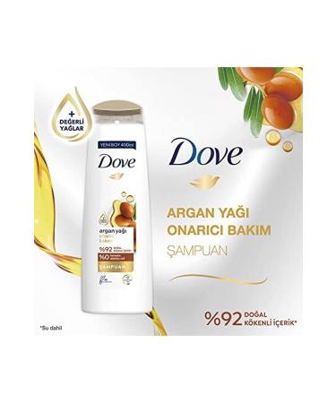 Dove Hair Care Shampoo Argan Oil Repair Care 400 Ml - Buy Online on GoSupps.com