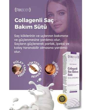 FUNBODY Collagen Hair Care Milk 150 Ml - Buy Online on GoSupps.com