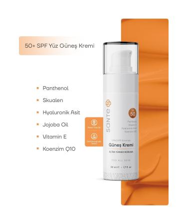 SantePlus Water-Based Anti-Spot SPF 50+ Face Sunscreen 50 ml - Buy Online on GoSupps.com