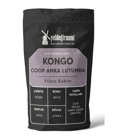 Yelde irmeni Kurukahvecisi Congo Coop Amka Lutumba Filter Coffee 1000 gr