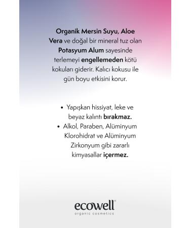 Ecowell Organic Roll-On Women 2-pack (2 x 75 ml) - Buy Online on GoSupps.com