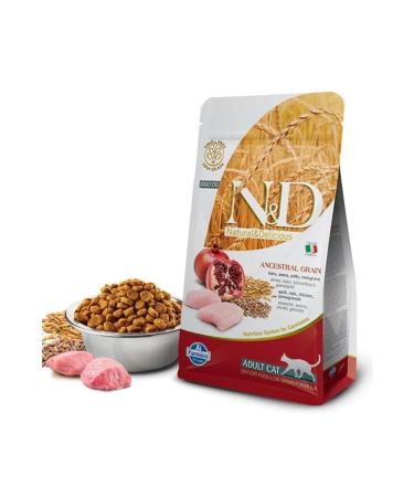 N & D Nd Low Grain Chicken Pomegranate Cat Food 5 kg