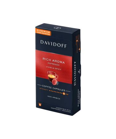 Davidoff Nespresso Compatible Capsule Coffee Rich Espresso 2 x 10 pieces - Buy Online on GoSupps.com