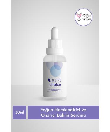 Pure Choice Intensive Moisturizing & Repairing Care Serum 30 Ml (Hyaluronic Acid 5% + Panthenol Vitamin B5 5%)