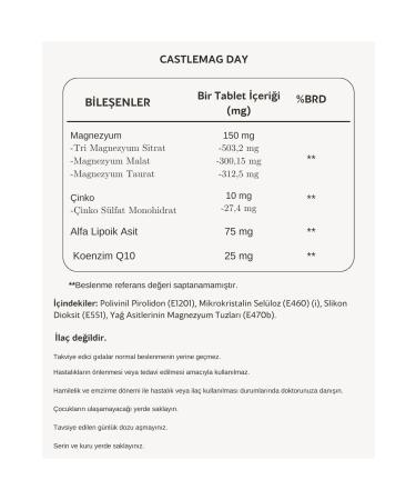 Castle Mag Day 30Tb. Mag Night 30Tb. 2 In 1 - Buy Online on GoSupps.com