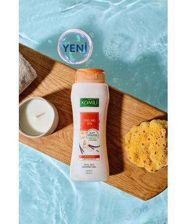 Komili Feeling Spa Vanilla Shower Gel - Intensive Moisturizing - Vegan - 500 ML - Buy Online on GoSupps.com