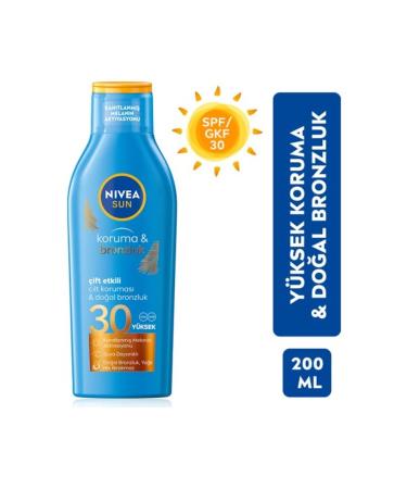 NIVEA Sun Protection & Bronze Tan Enhancing Sun Lotion Gkf 30 200 ml