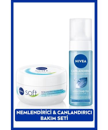 NIVEA Soft 200ml Refreshing Facial Cleansing Foam