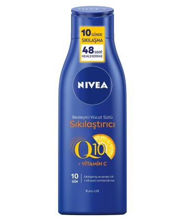 NIVEA Firming Body Milk Q10 Vitamin C 250ml Firms in 10 Days Dry Skin 4005900790378