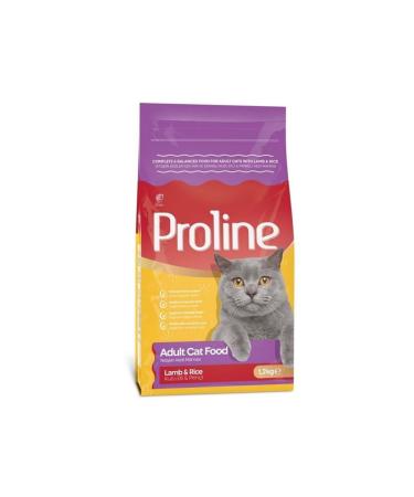 Proline Lamb and Rice Adult Cat Food 1.2kg - 10 Pieces - Buy Online on GoSupps.com