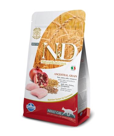 N & D Low Grain Chicken Pomegranate Adult Cat Food 5 Kg
