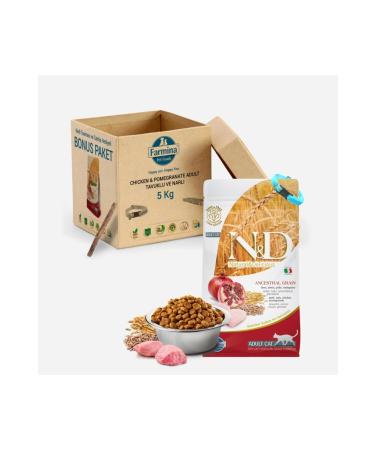 N & D Low Grain Low Grain Chicken Pomegranate Adult Cat Food 5 kg