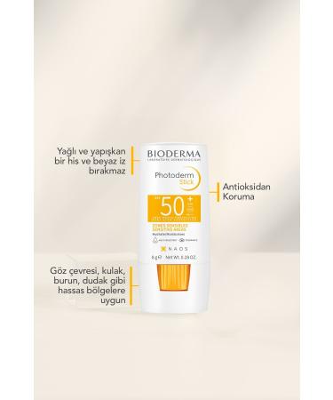Bioderma STICK SPF50+ SENSITIVE AREAS SK N BARRIER PROTECTOR HIGH PROTECTION STICK SUNSCREEN 8 GR PSSN3453 - Buy Online on GoSupps.com