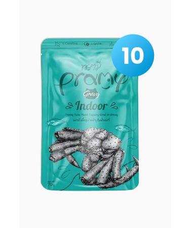 pramy Adult Cat Food with Tuna and Crab Sticks in Sauce 70gr-10