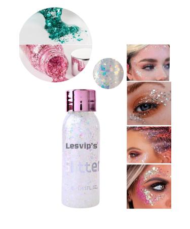 Lesvip's Gel form Face and body glitter sparkling glitter