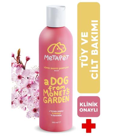 Metapet Dog Shampoo for Hair Health Suitable for Puppies with Sensitive Skin - Natural - Organic - 250 ml
