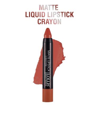Lollis Matte Lipstick Crayon 04 / Matte Pencil Lipstick 04 - Buy Online on GoSupps.com