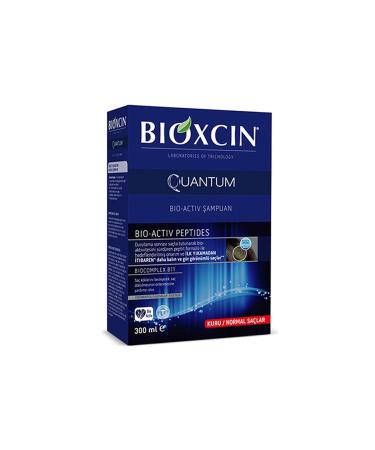Bioxcin Quantum Shampoo 300 ml (For Dry-Normal Hair) Specially Developed Formula. Bioxcin