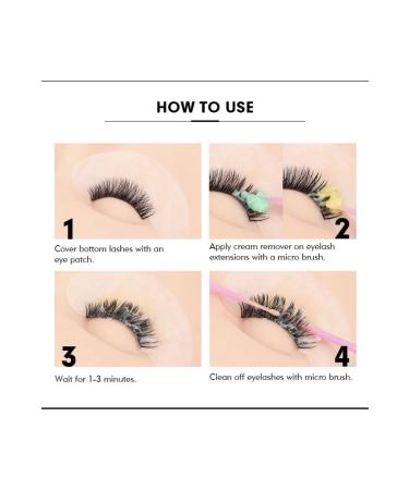 Peony Lash Silk Eyelash Remover Cream Does Not Burn Your Eyes Anti-Allergic Fruit Scented 5 grams Sensitive - Buy Online on GoSupps.com