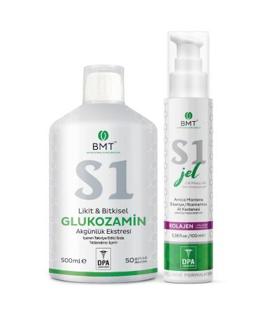 BMT Biomet S1 Glucosamine 500 ml and Aromatherapy Gel Containing Liquid and Herbal Glucosamine 100 ml
