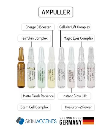 Skin Accents 3 Pieces Spot Lightening Ampoule German Serum Dermaroller Dermapen Skin Care Serum - Buy Online on GoSupps.com