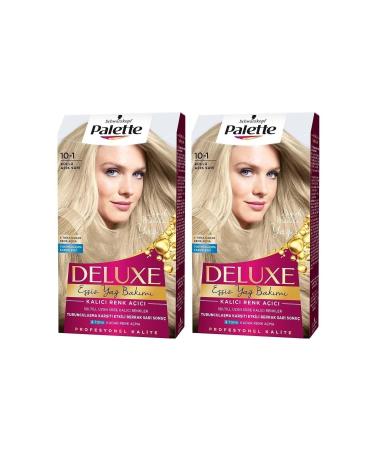 Palette Deluxe Hair Dye 10-1 Ash Light Blonde X 2 Pieces