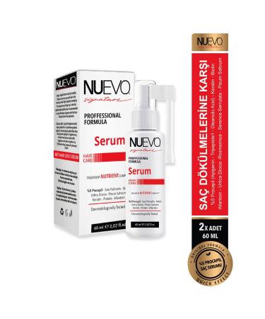 Nuevo Signature Signature Hair Anti Hair Loss and After Hair Transplantation 5% Prcocapil Serum 2 Pieces - Buy Online on GoSupps.com