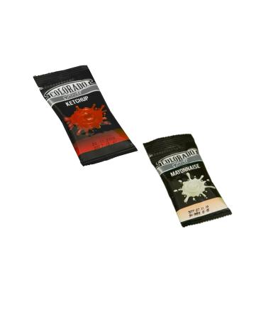 Colorado Disposable Bag Ketchup 10 Gr 600 Pcs + Bag Mayonnaise 9 Gr 600 Pcs