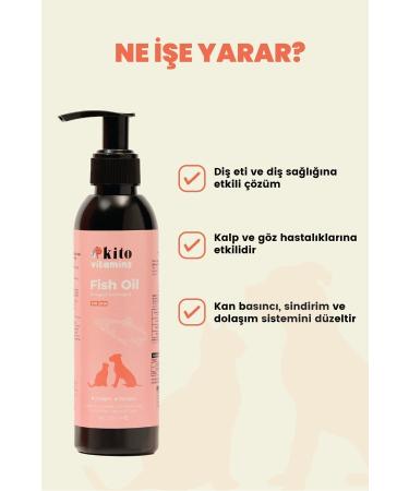Kito Fish Oil for Cats and Dogs Hip&joint Multivitamin - Buy Online on GoSupps.com