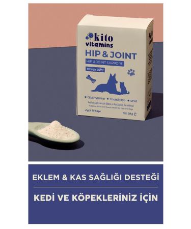 kito Hip&joint Joint and Muscle Health Support 2g X 15 Sachets
