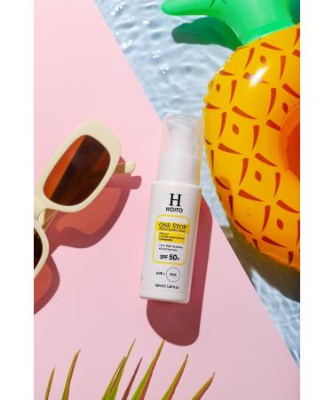 Hoito Fast Absorbing Non-Stickly Sunscreen SPF50+/PA++++50ml-One Stop Sun Screen Cream - Buy Online on GoSupps.com