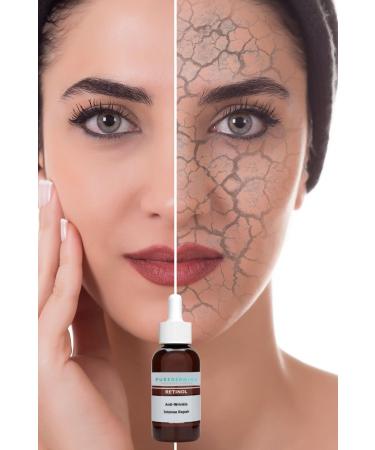 Puredermine Large Size 50ml Retinol 2.5% Face Serum Face Crepe Erase & Dark Spots & Pores & Fine Lines - Buy Online on GoSupps.com