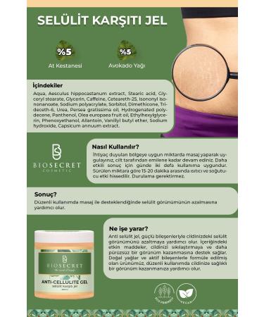 Biosecret Anti-Cellulite Firming and Stretch Mark Removal Gel 200ml Bio115 - Buy Online on GoSupps.com