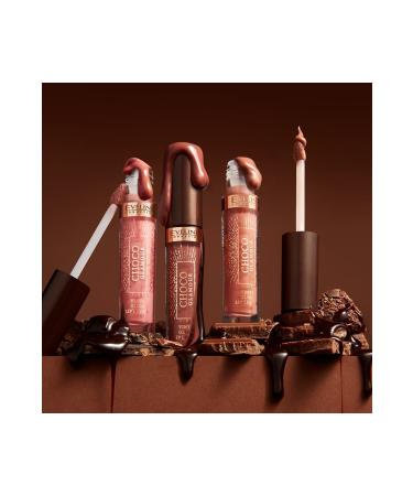 Eveline Cosmetics Choco Glamour Vinyl Glossy Lip Effect Vegan Liquid Lipstick 4.5 ml - Buy Online on GoSupps.com