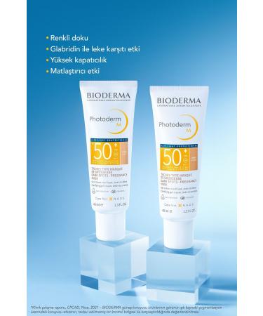 Bioderma PHOTODERM M GOLDEN SPF50+ SKIN BRIGHTENING COLORED FACE SUNSCREEN 40 ML PSSN3446 - Buy Online on GoSupps.com