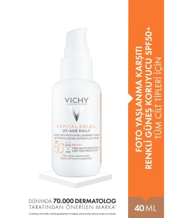 Vichy CAPITAL SOLE L PHOTO SK N BARRIER PROTECTOR COLORED SUNSCREEN 40 ML SPF 50 PSSN3455