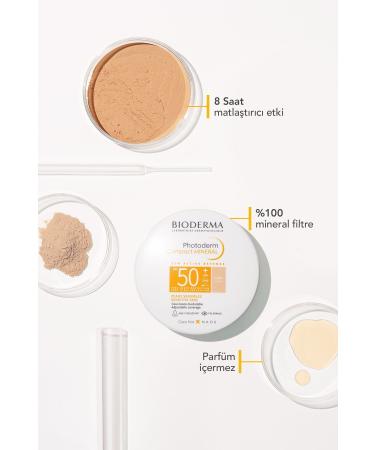 Bioderma PHOTODERM MINERAL LIGHT SPF50 CONCEALER EFFECT SUN PROTECTIVE COMPACT POWDER 10 GR PSSN3445 - Buy Online on GoSupps.com