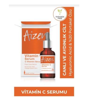 AIZEN COSMETIC Vitamin C Skin and Face Care Serum - Anti Aging - Firming - 30 ml
