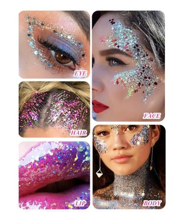 Lesvip's Gel form Face and body glitter sparkling glitter - Buy Online on GoSupps.com