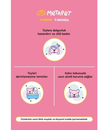 Metapet Dog Shampoo for Hair Health Suitable for Puppies with Sensitive Skin - Natural - Organic - 250 ml - Buy Online on GoSupps.com