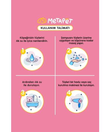 Metapet Dog Shampoo for Hair Health Suitable for Puppies with Sensitive Skin - Natural - Organic - 250 ml - Buy Online on GoSupps.com