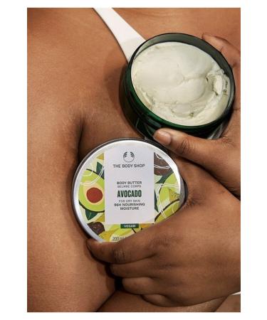 THE BODY SHOP Avocado Body Butter Body Moisturizer 200 ml - Buy Online on GoSupps.com