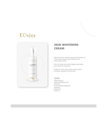 L'Ovena de paris - Skin Whitening Cream -100 ml - Buy Online on GoSupps.com