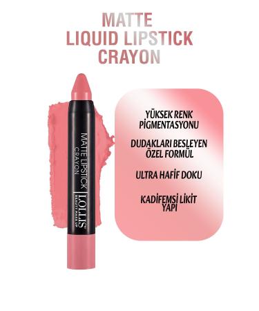 Lollis Matte Lipstick Crayon 03 /matte Pencil Lipstick Crayon 03 - Buy Online on GoSupps.com