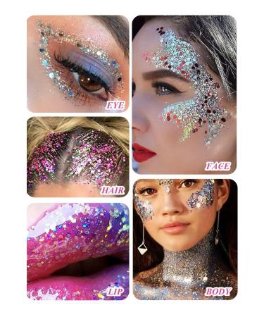 Lesvip's Gel form Face and body glitter sparkling glitter - Buy Online on GoSupps.com