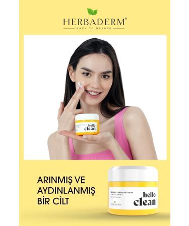 Herbaderm Hello Clean Brightening Refreshing Oil-Based Makeup Remover Balm - Buy Online on GoSupps.com