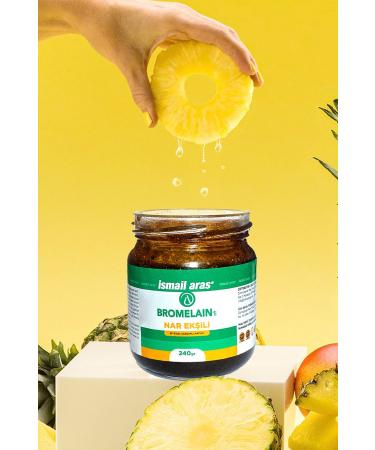 Ismail Aras Bromelain Pomegranate Syrup Form Paste 240 GR - Buy Online on GoSupps.com