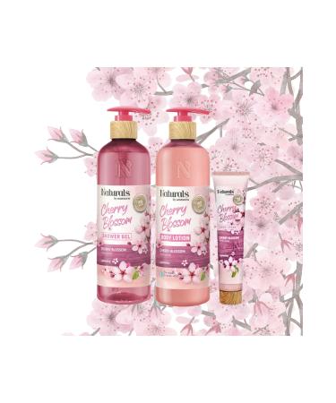 Naturals By Watsons Cherry Blossom Shower Gel 490 ml - Body Lotion 490 ml - Hand Cream 30 ml Set of 3