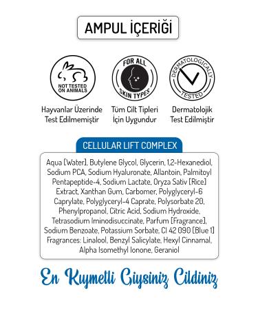 Skin Accents Anti-Wrinkle Firming Ampoule Cellullar Lift Skin Serum 3 Pieces Dermaroller Dermapen Serum - Buy Online on GoSupps.com