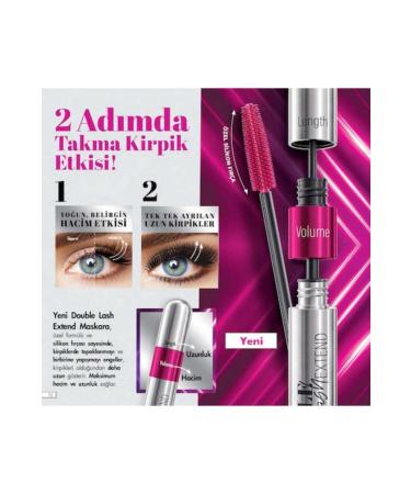 Farmasi Double Lash Extend Double Effect Mascara - Buy Online on GoSupps.com